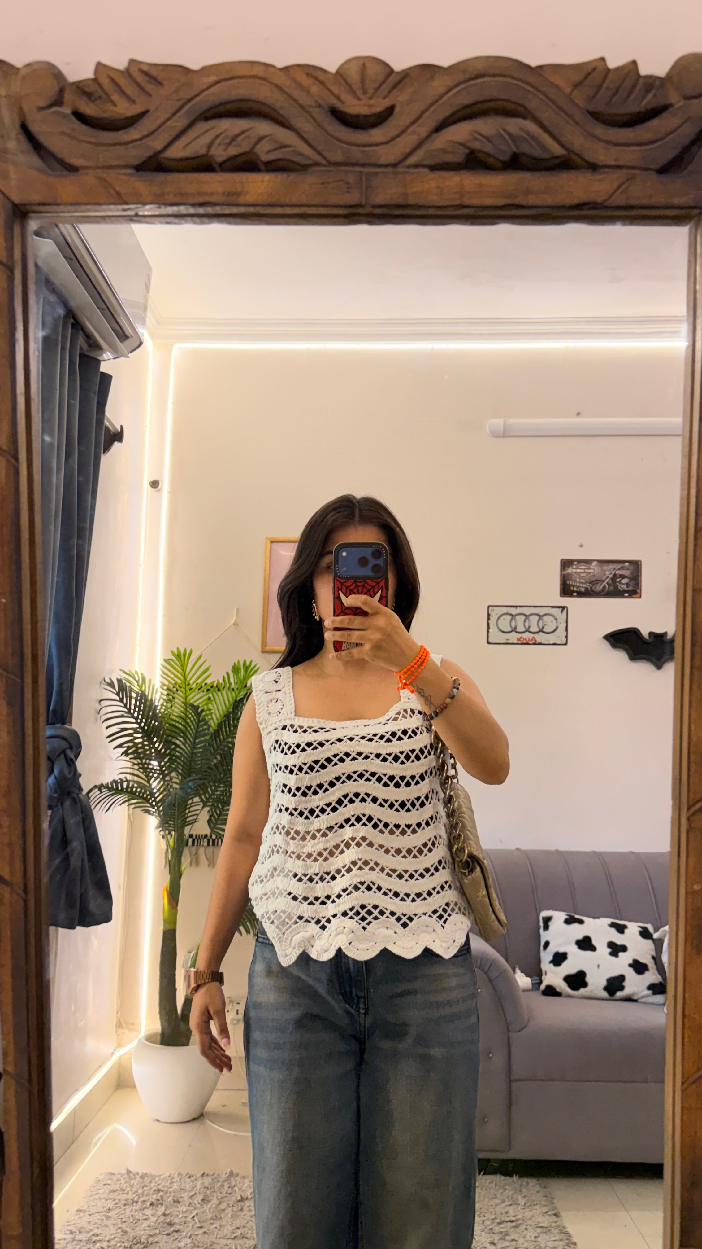 136 summer top 34-36 bust