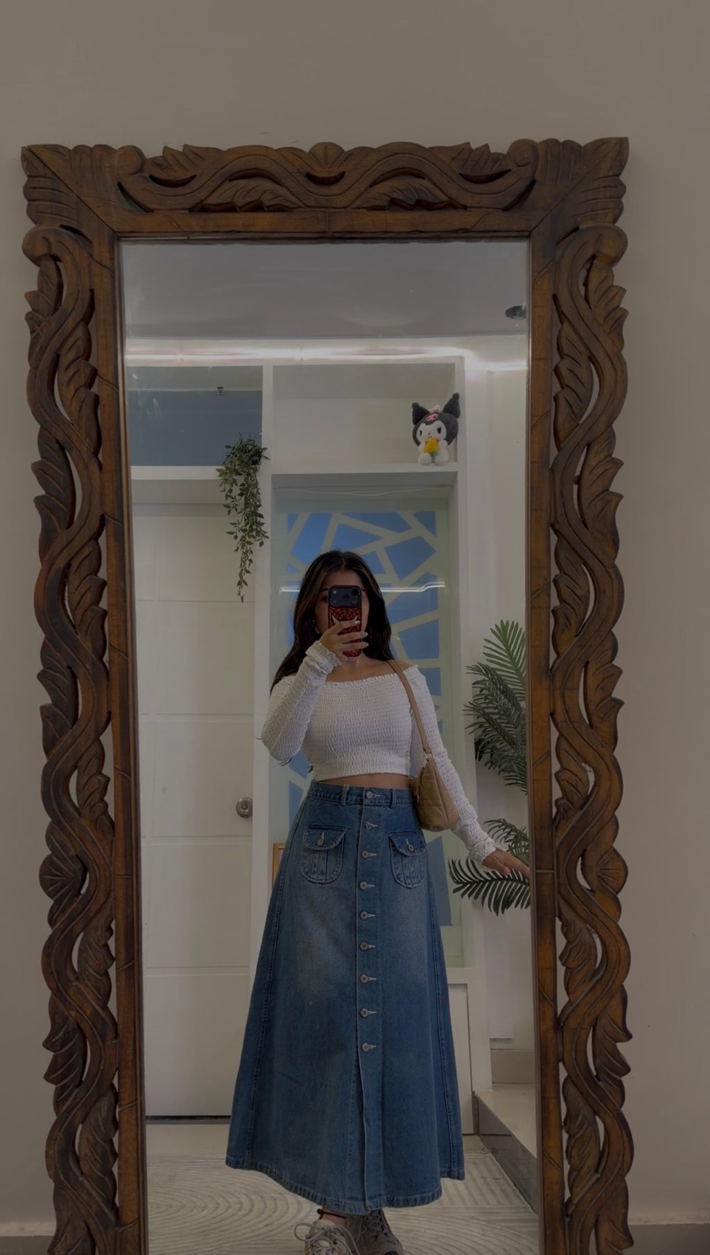 12 Pinterest Denim Skirt 28.5 waist/l:31