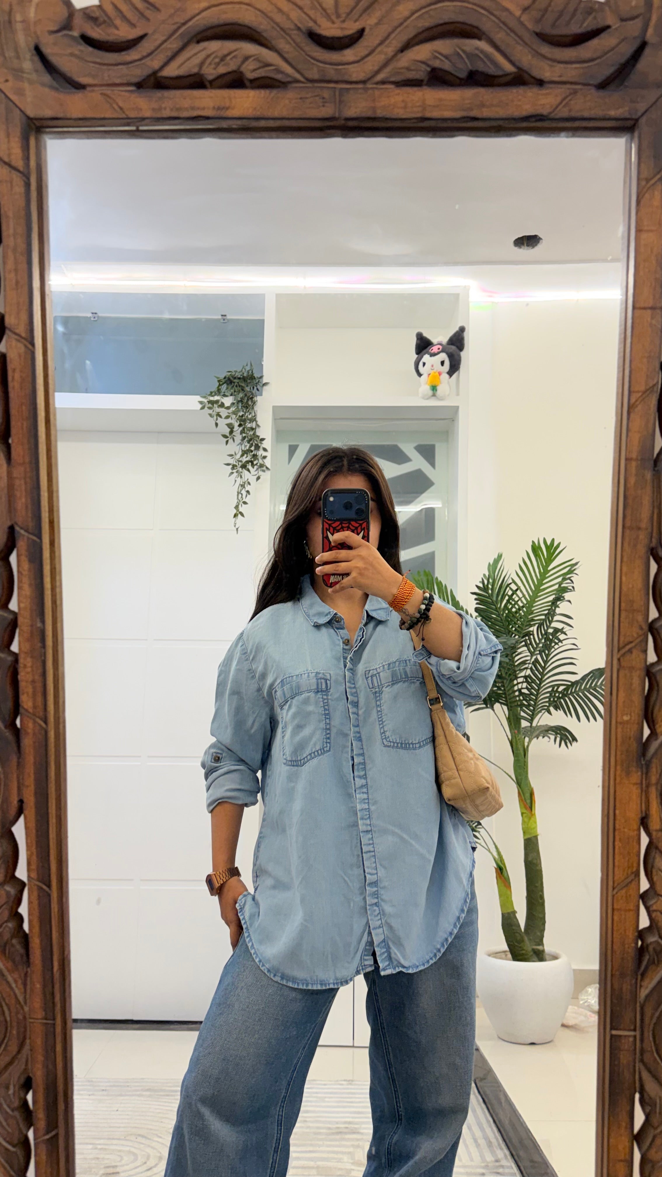 22 denim shirt 32-34 bust