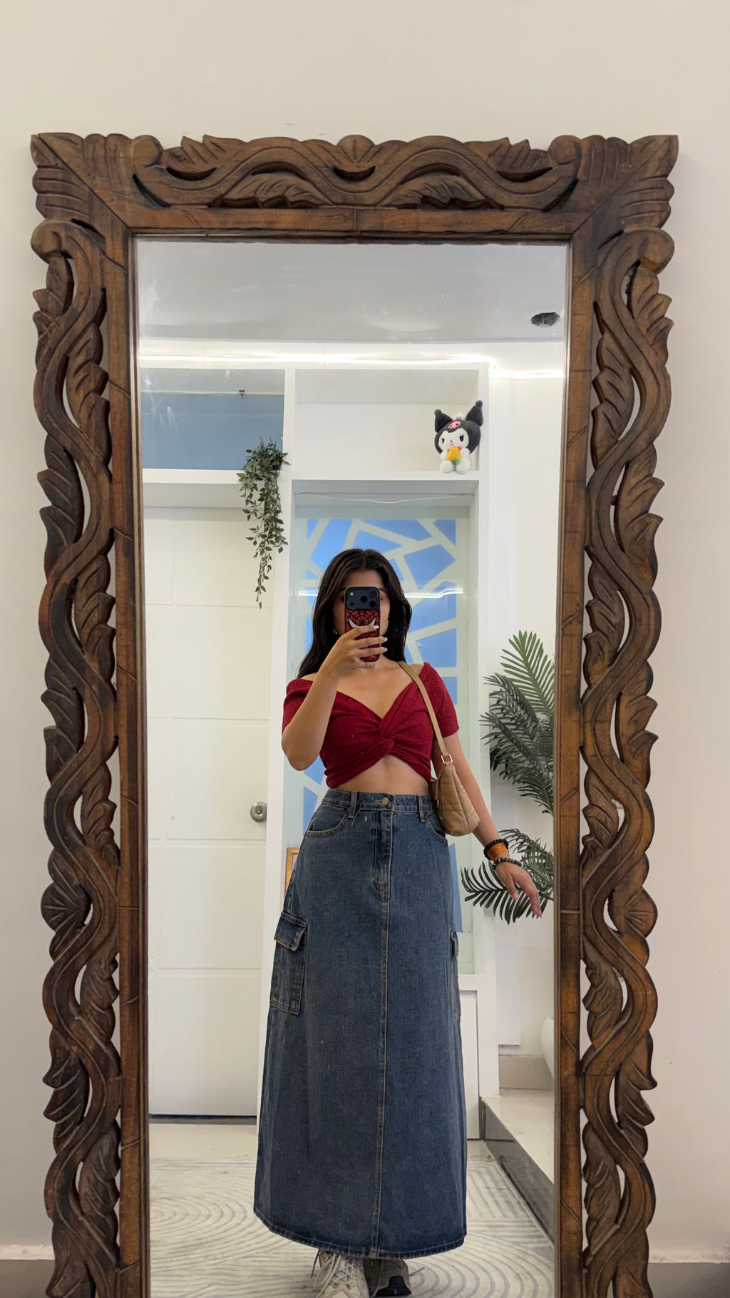30 Pinterest Denim Skirt 33 waist/l:34