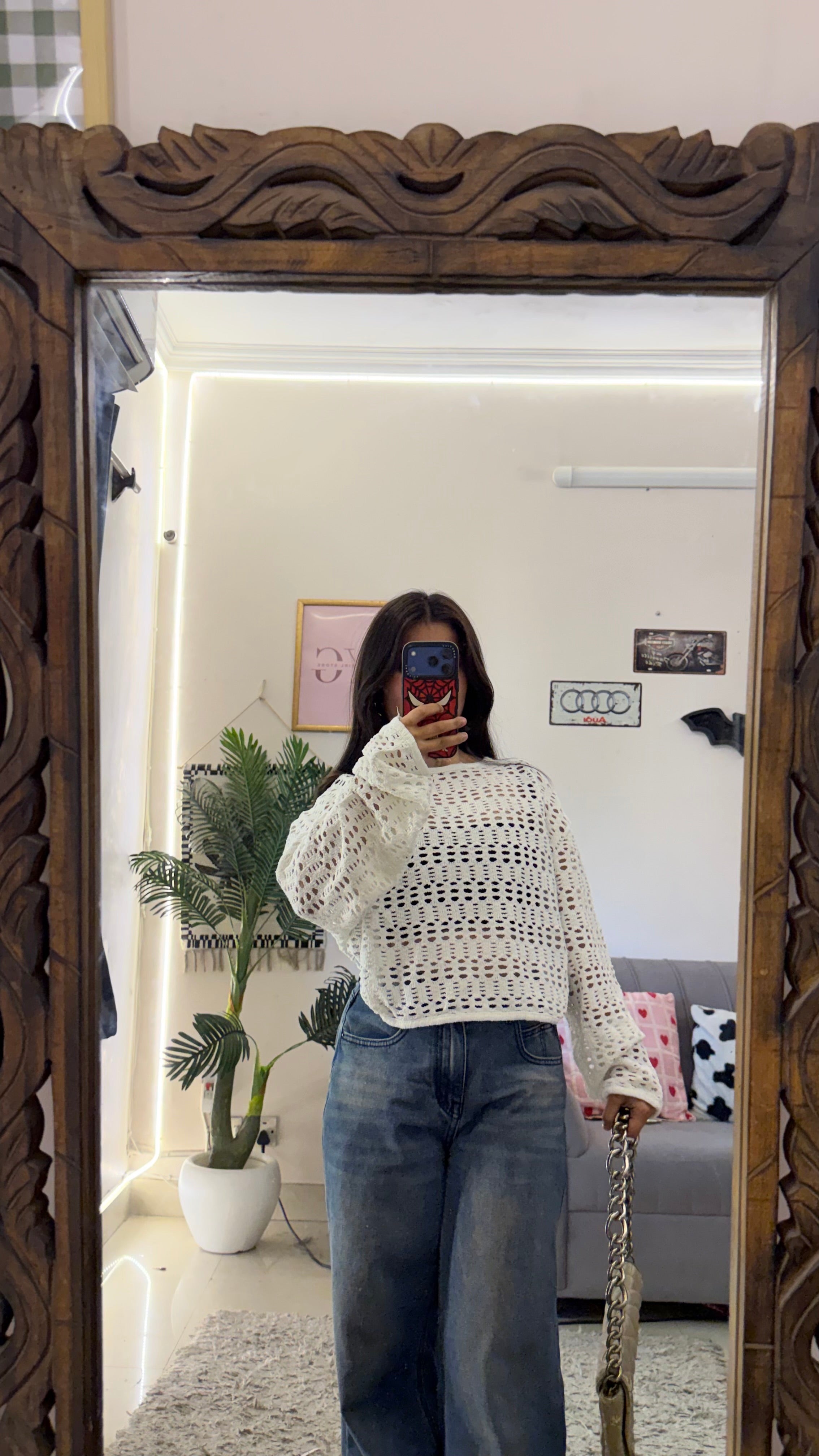 159 cute retro top 34-37 bust