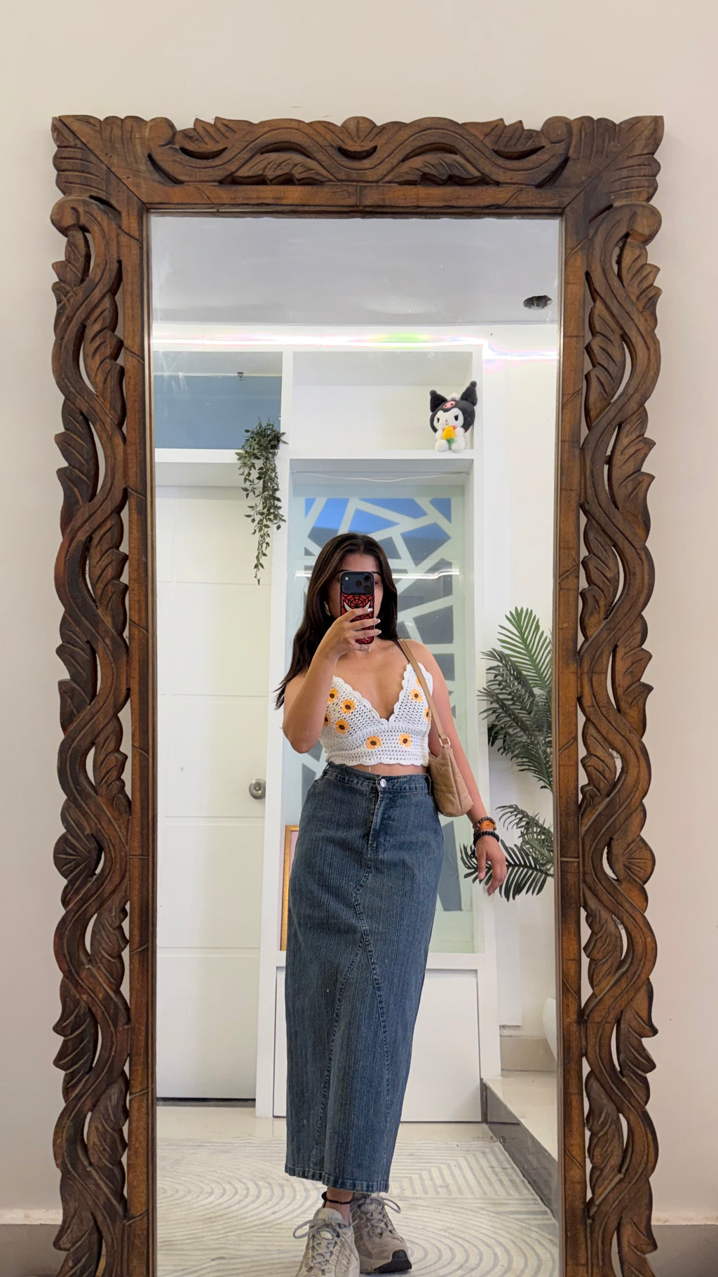 7 Pinterest Denim Skirt 32 waist/l:34