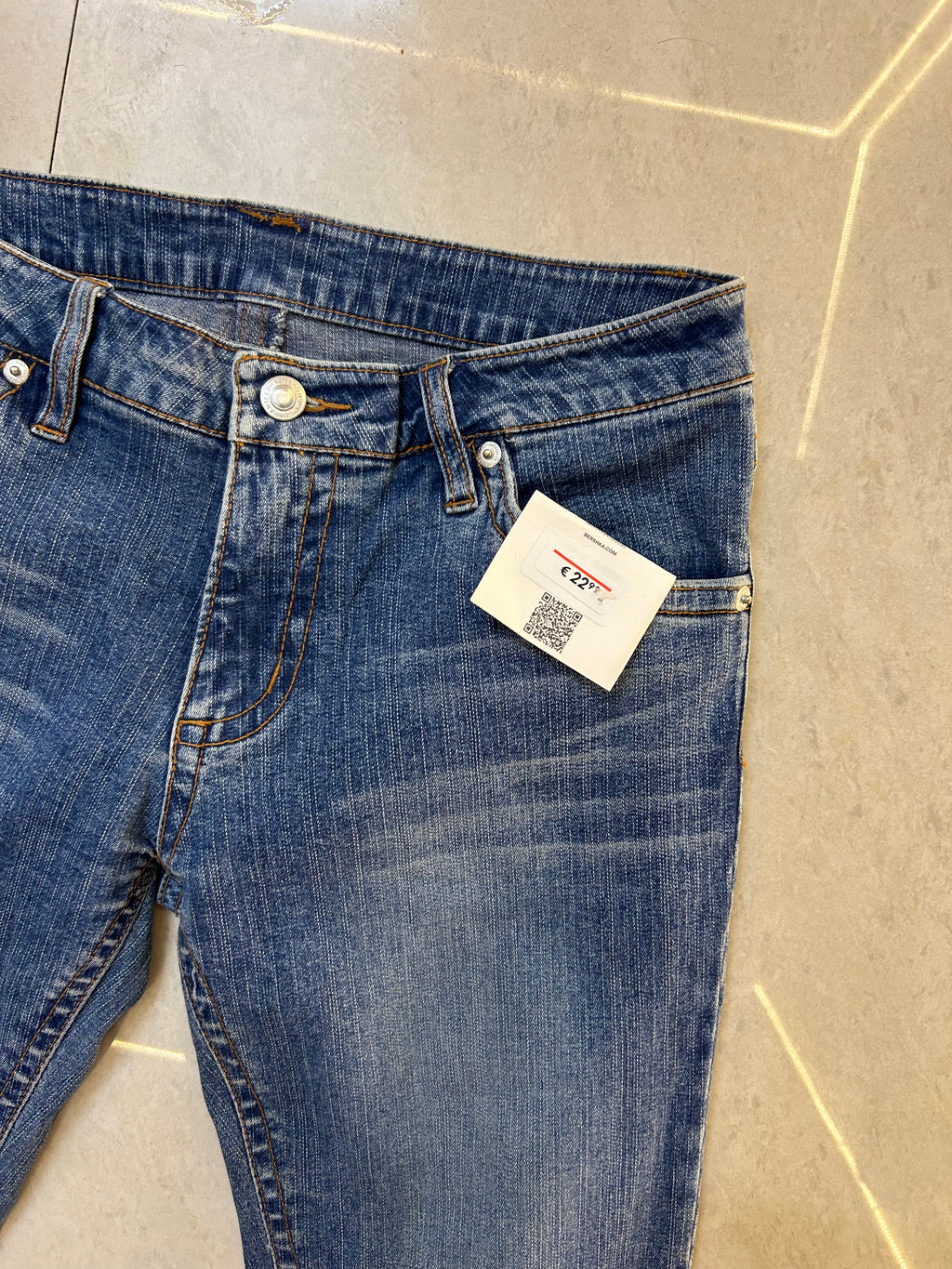 36) vintage jeans w:30/l:35/inceam:9/hips:34