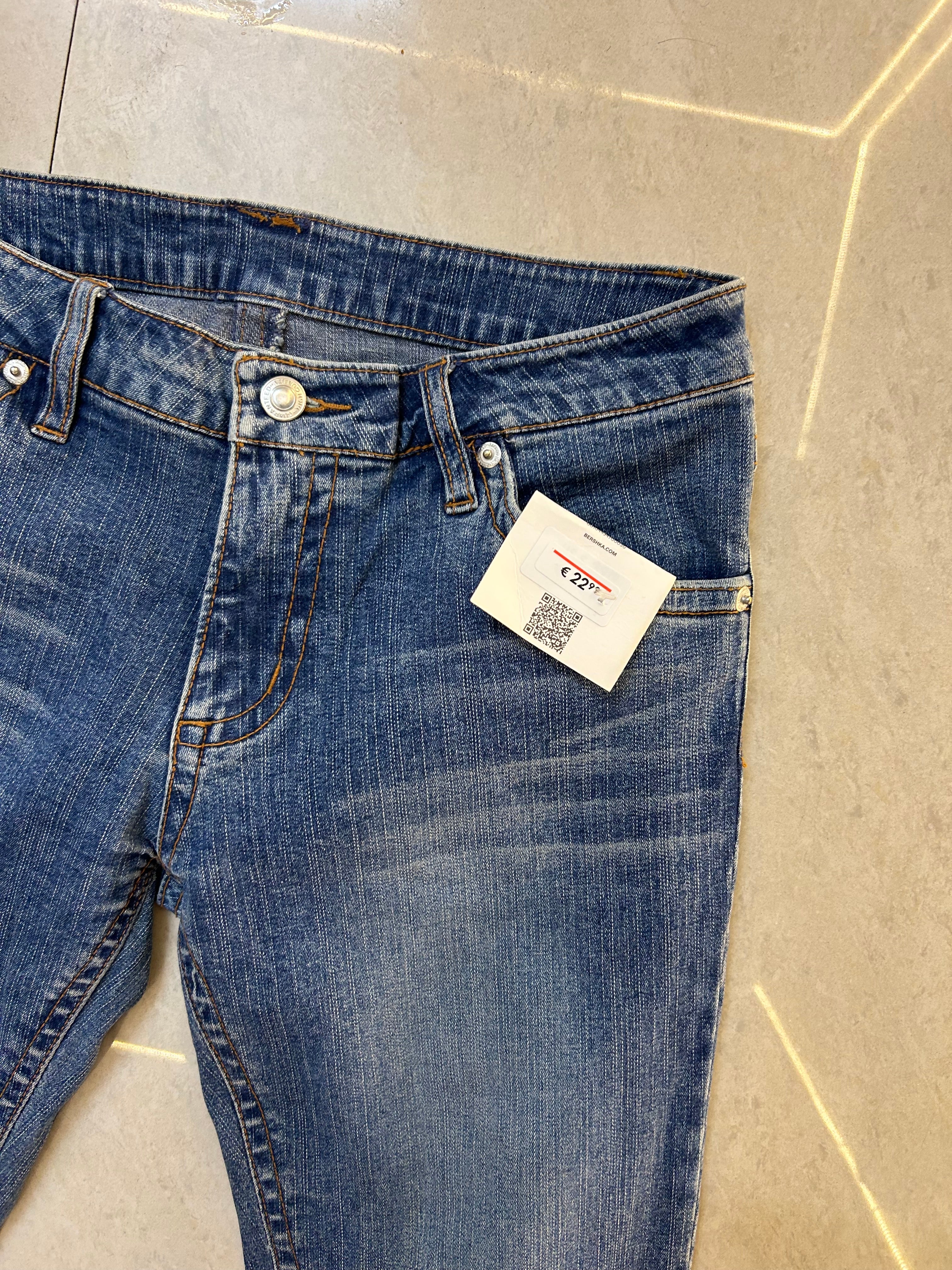 36) vintage jeans w:30/l:35/inceam:9/hips:34