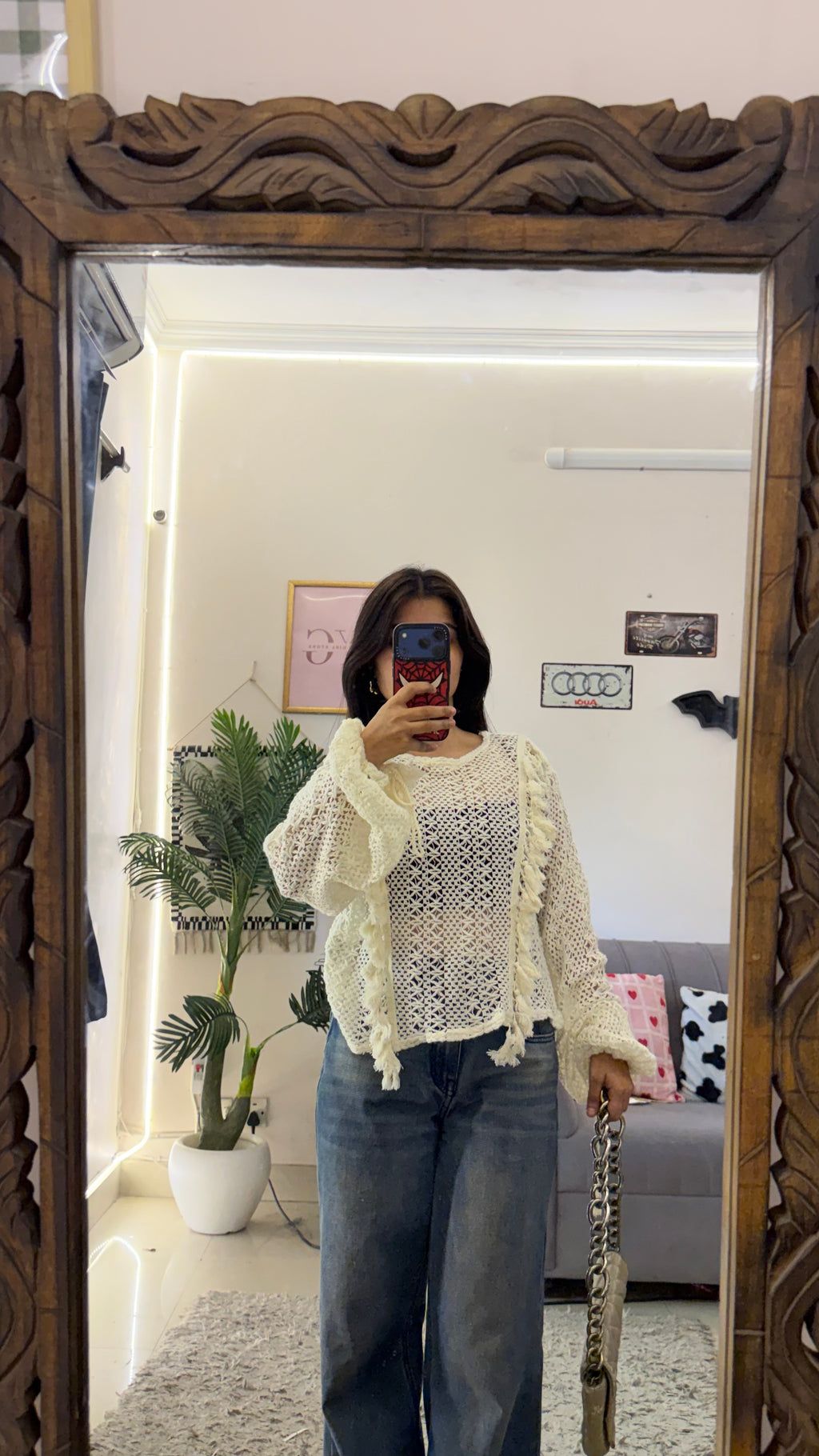 158 cute retro top 32-34 bust