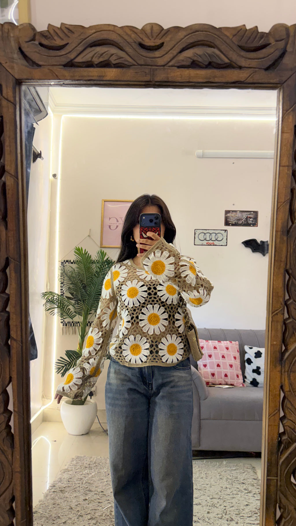 160 Cute retro top 28-32 bust