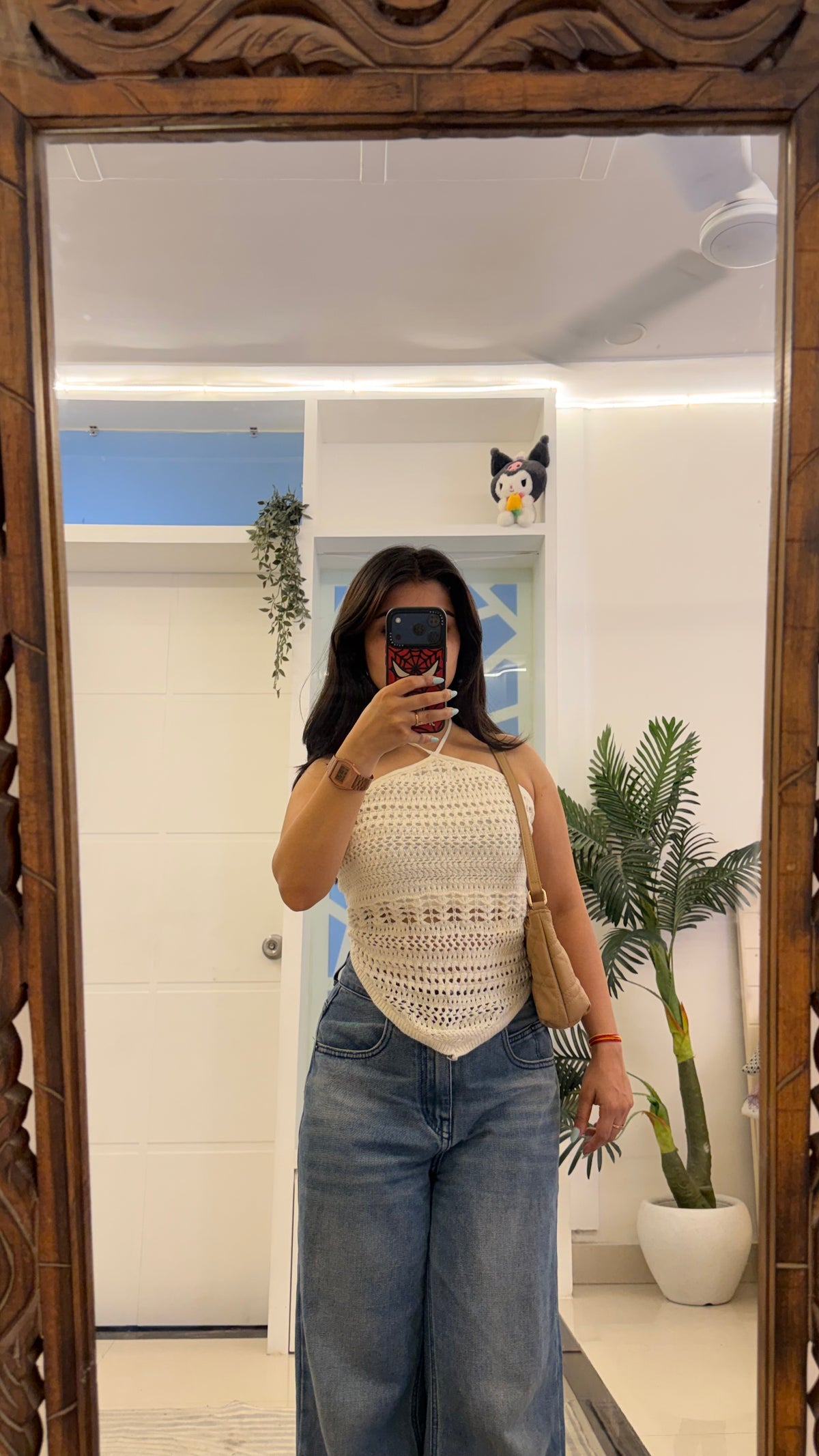 19 crochet top with lining 32-35 bust