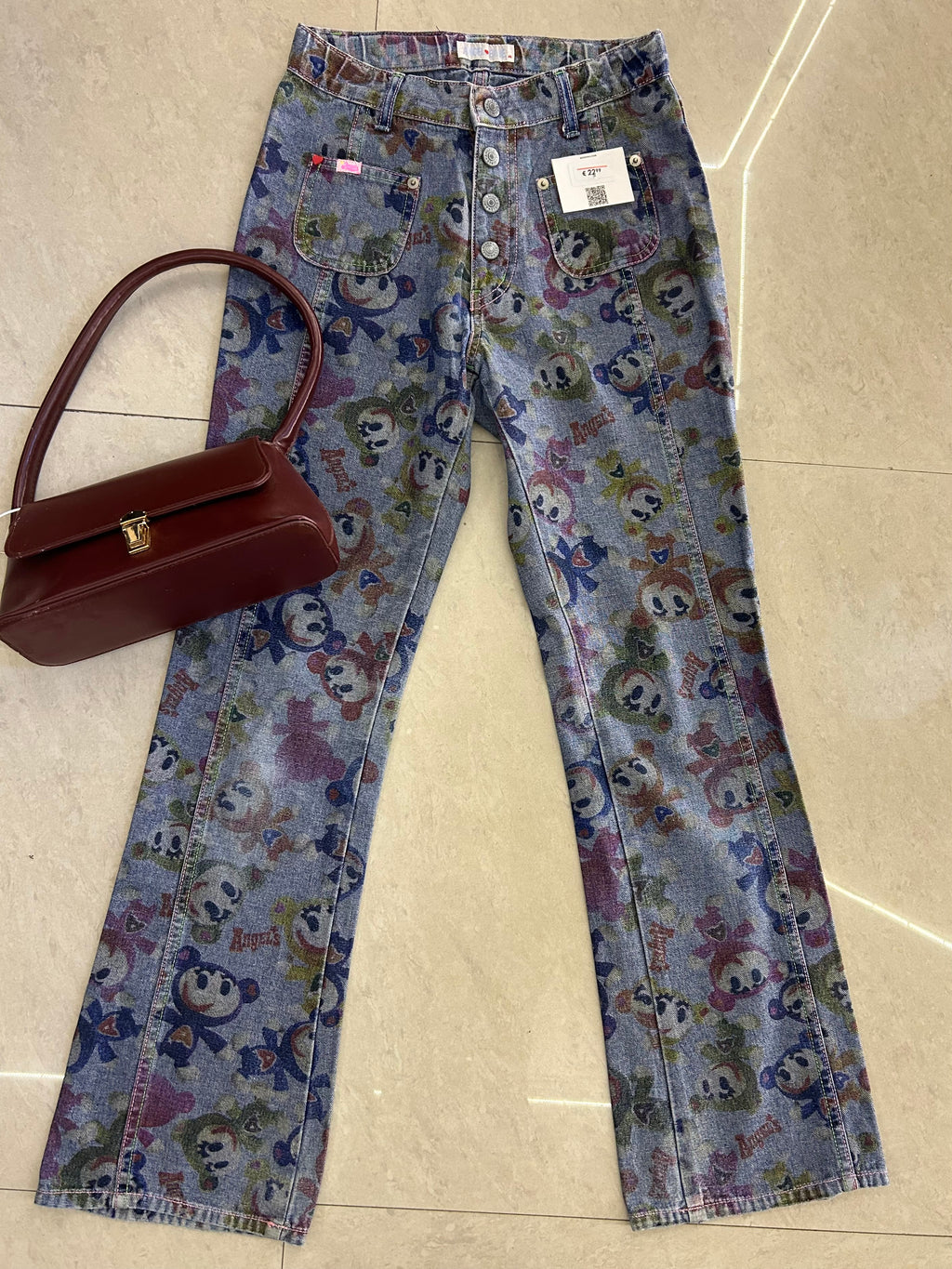 24) Vintage jeans:25/l:37/inceam:11/hips:34