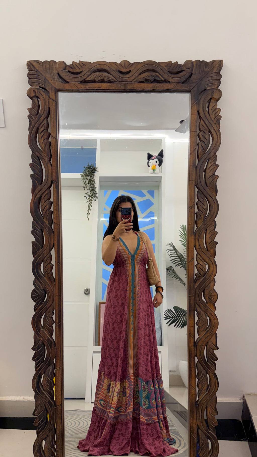 47 classy dress free size upto 36 bust
