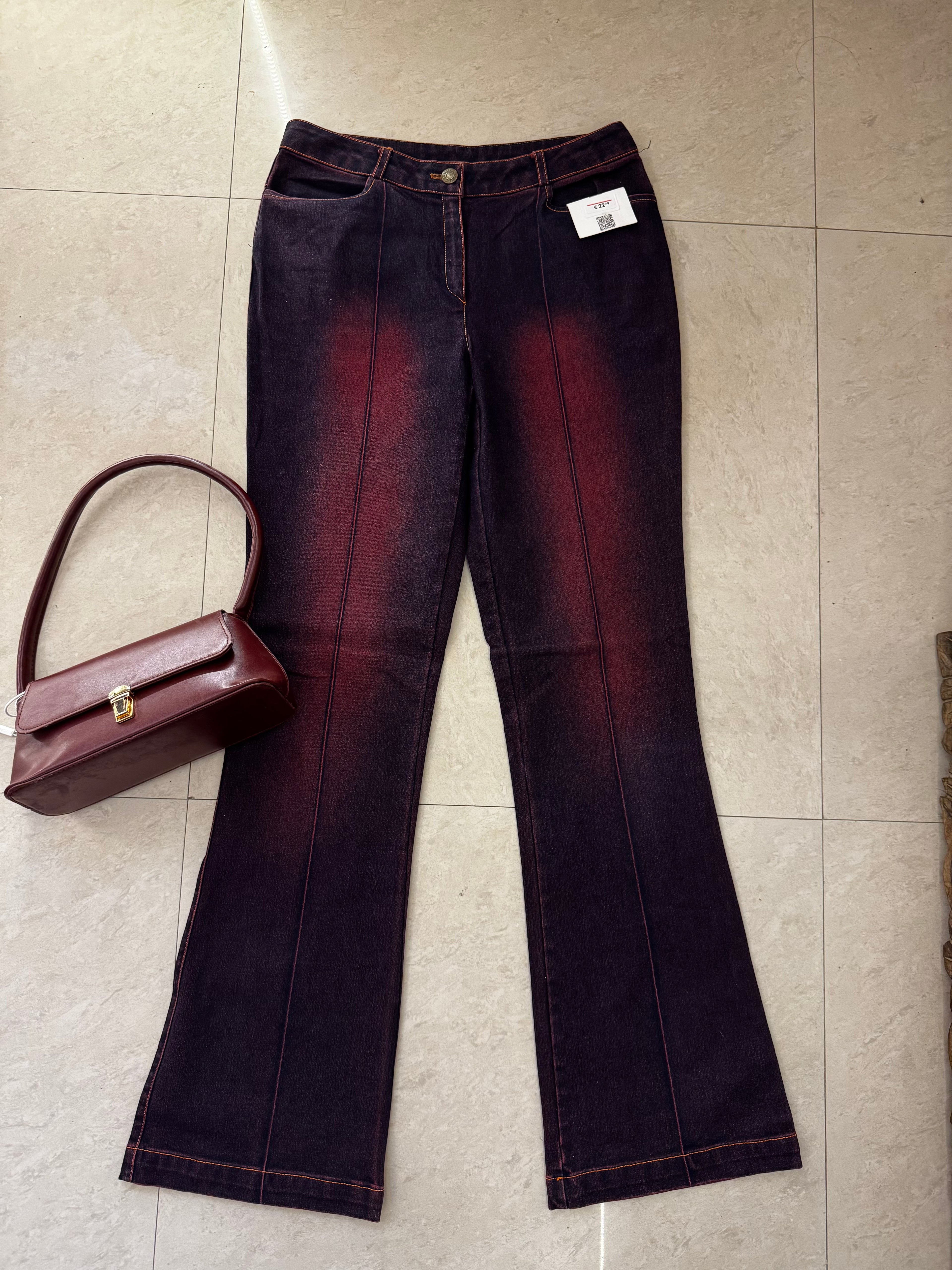 5) Vintage jeans waist:28/l:40/inceam:10/hips:36