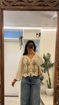 126 summer top 32-35 bust