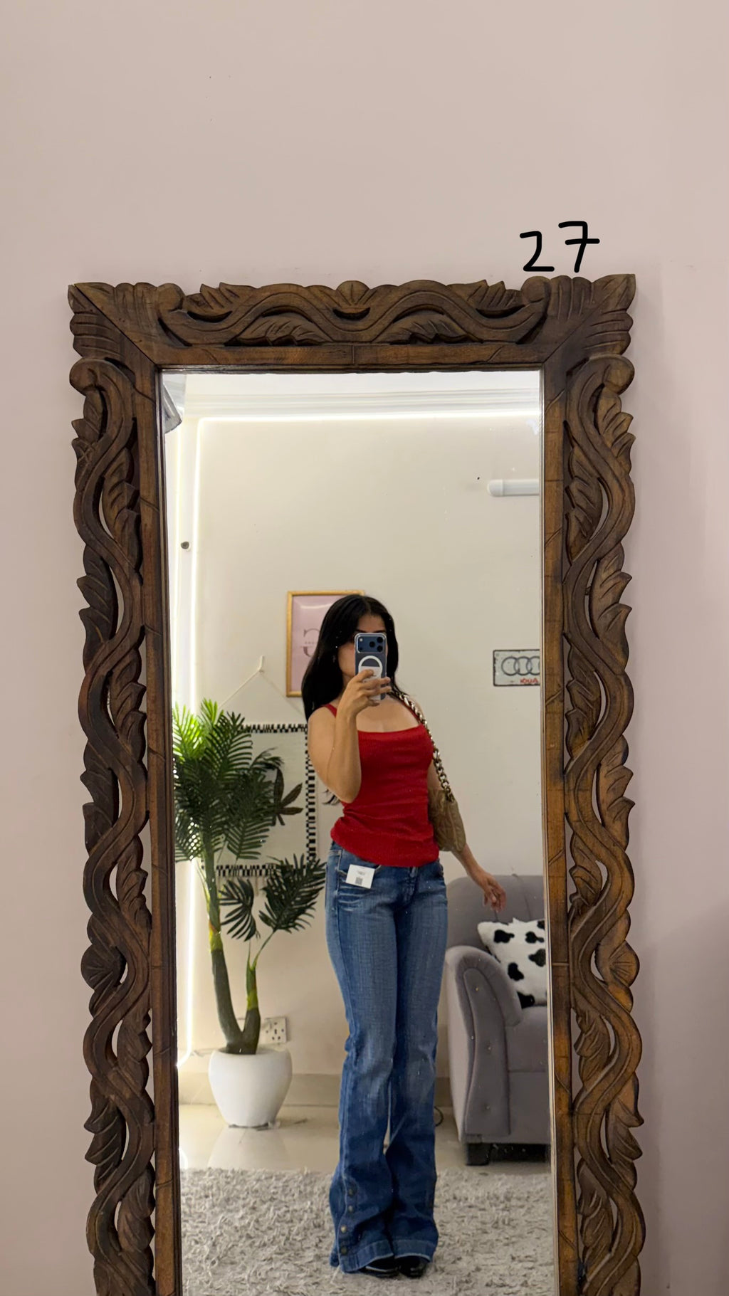 27 Vintage Jeans W28/L39/Hips34/Thighs20/Raise9