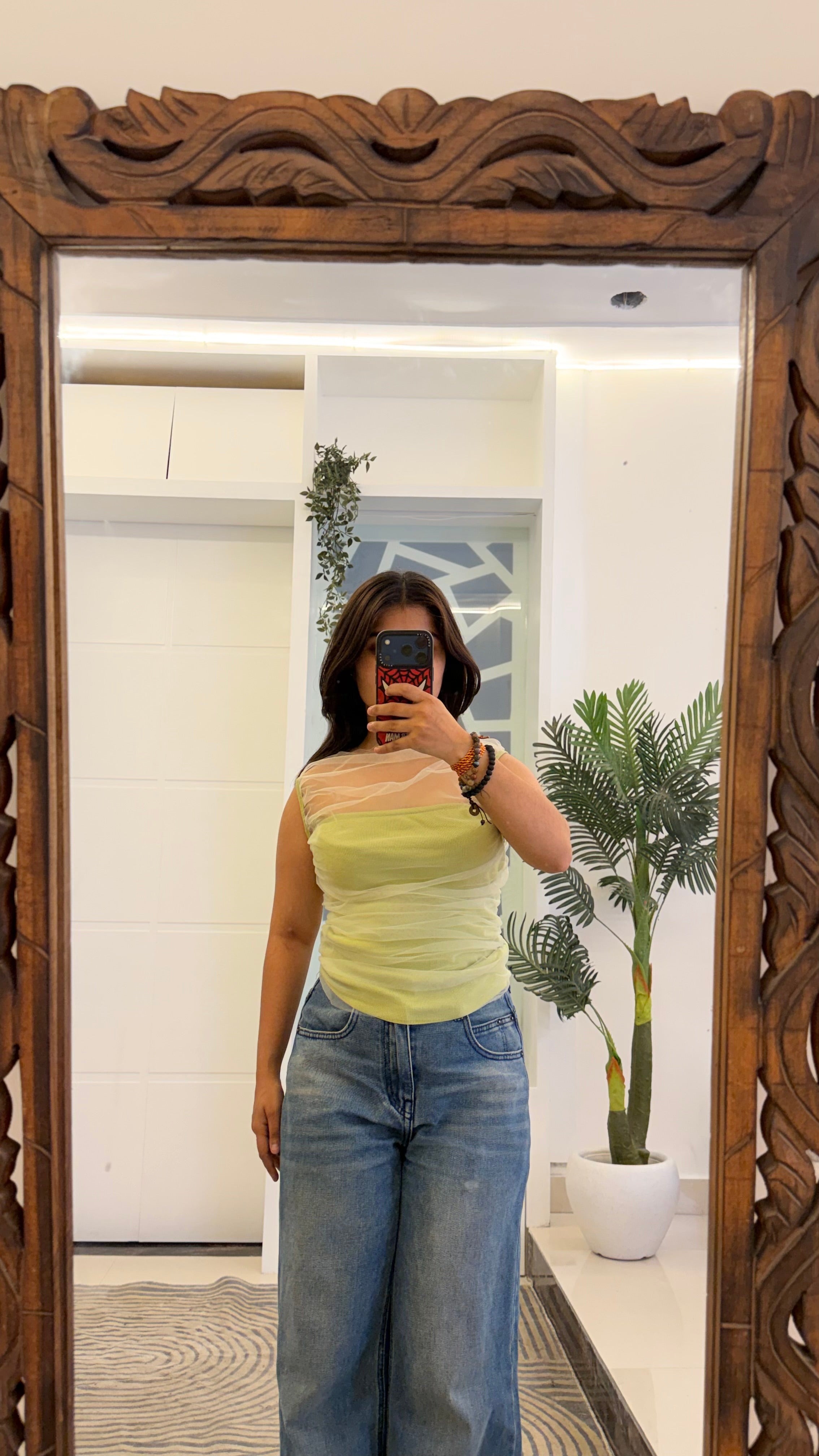 158 cute summer top 34-36 bust