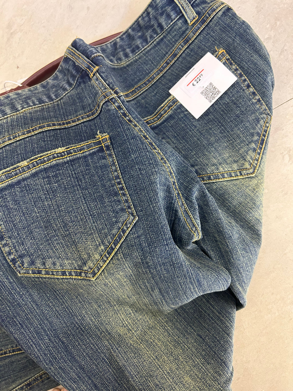20) Vintage jeans waist:28/l:39/inceam:8/hips:34