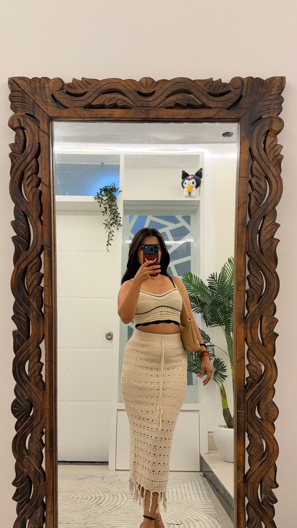 46 crochet skirt 24-28 waist/l: 31