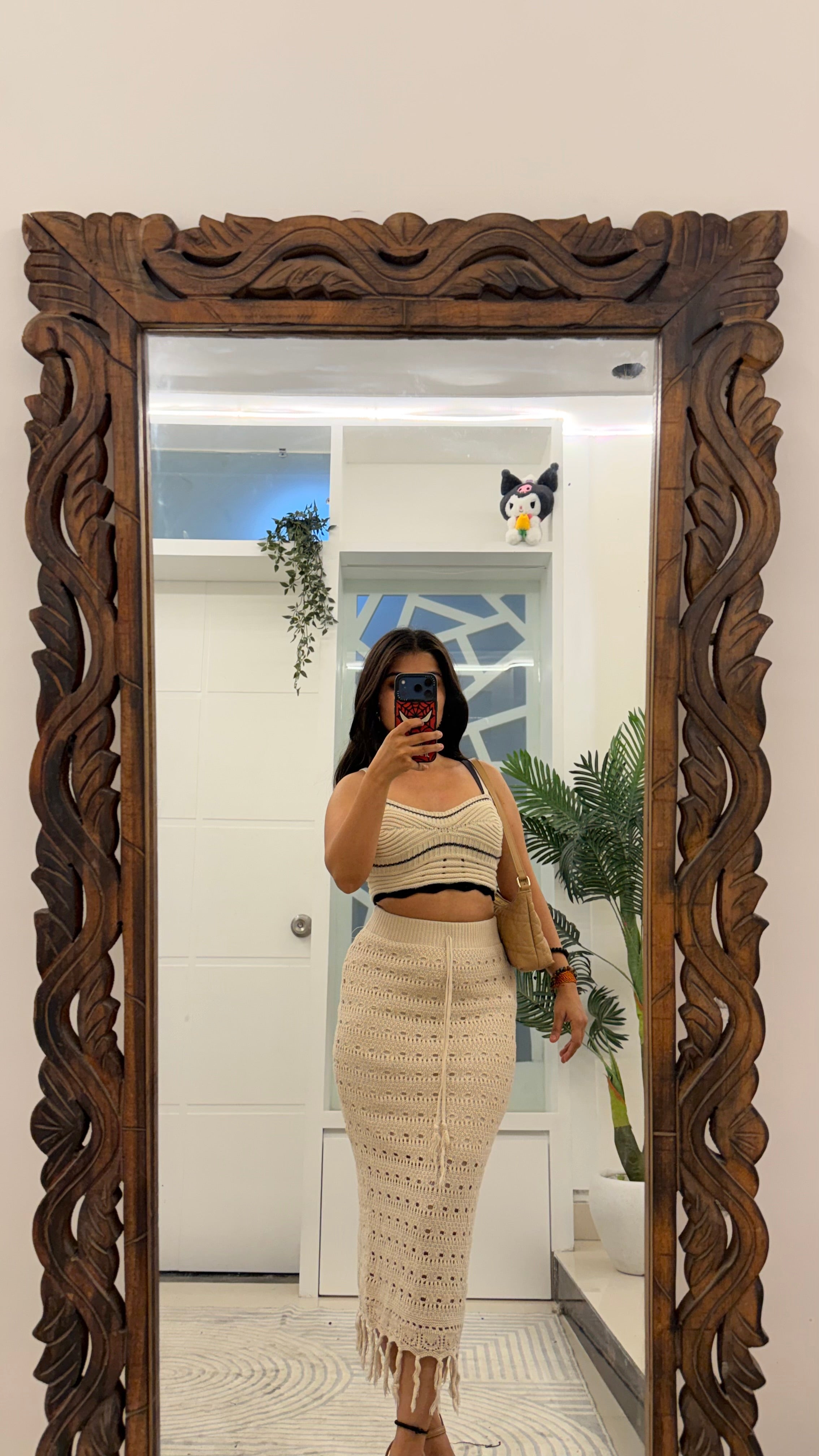 46 crochet skirt 24-28 waist/l: 31