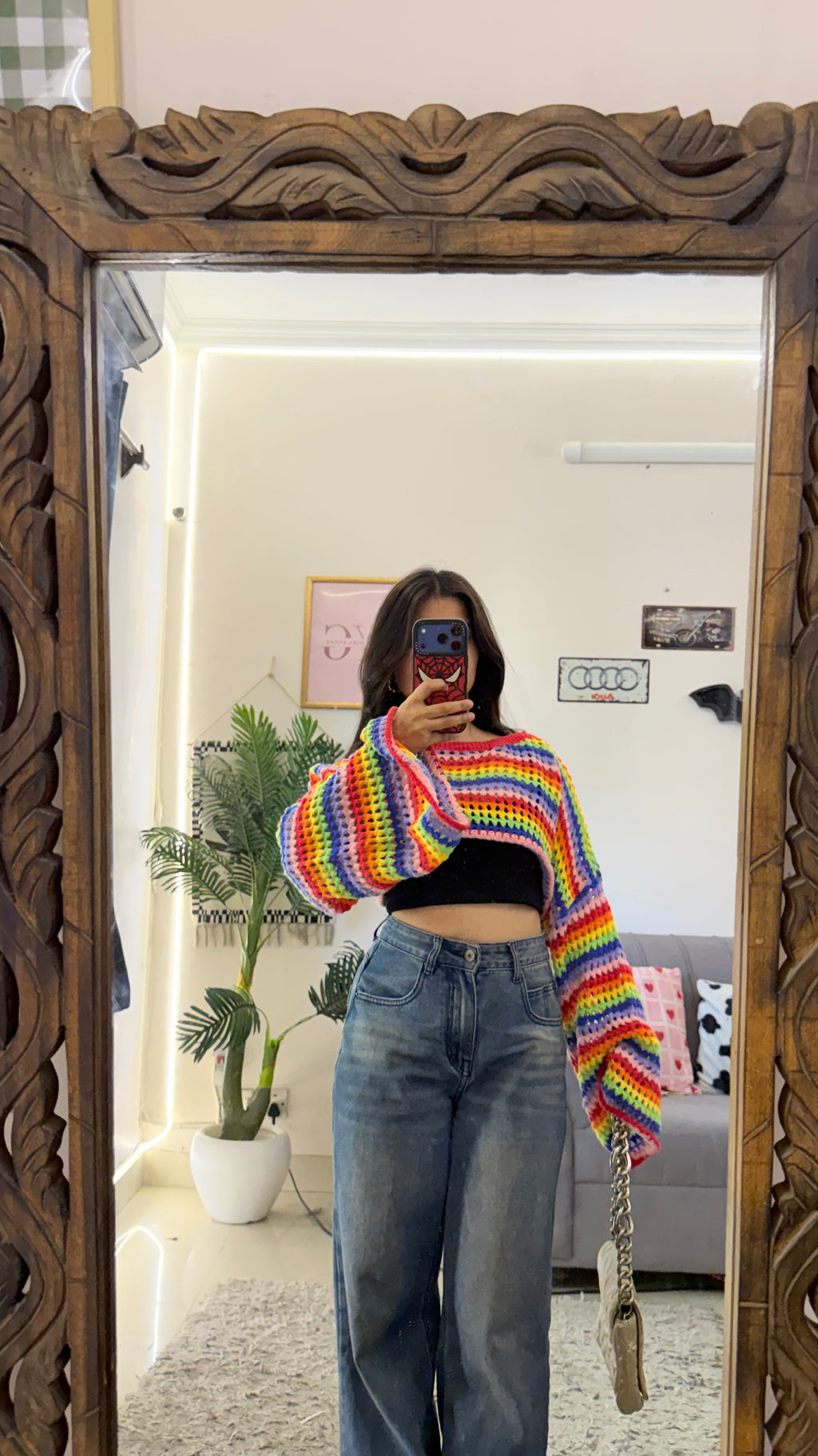 151 Cute retro top M