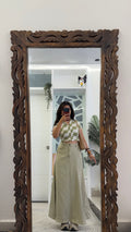 36 PinterestDenim Skirt 26-28 waist/l:37