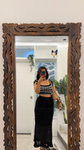 63 Summer Crochet Skirt 26-32 waist/l: 35