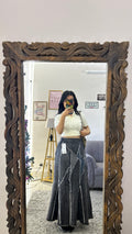 34 denim skirt 28 waist/l:36!