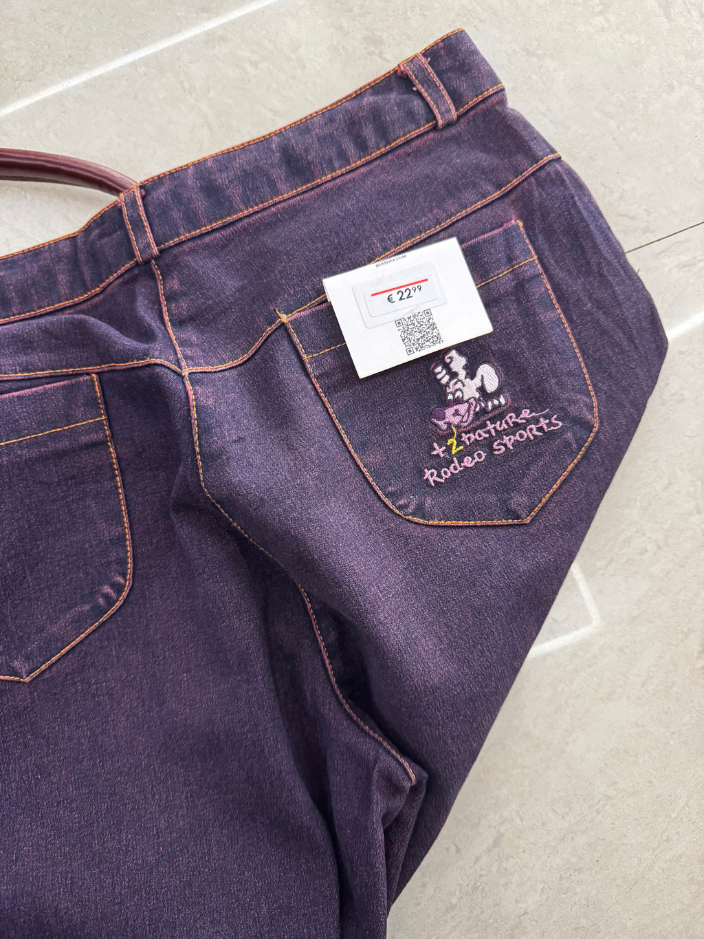 5) Vintage jeans waist:28/l:40/inceam:10/hips:36