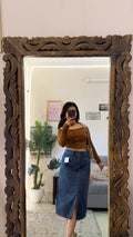 38 retro denim skirt w29/27L
