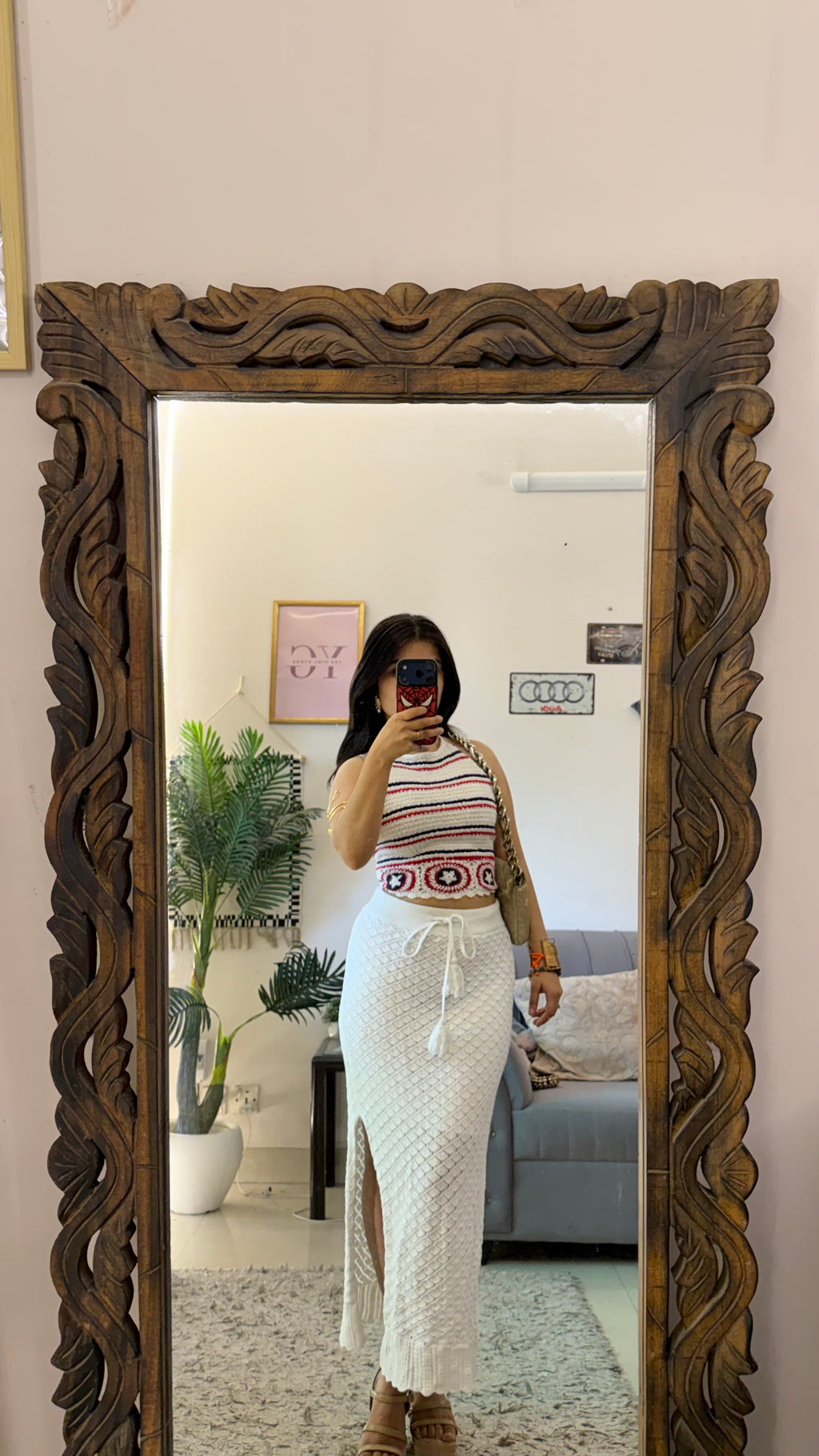 76 crochet skirt 28-32w/35L
