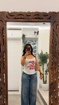 97 cute summer top 28-30 bust
