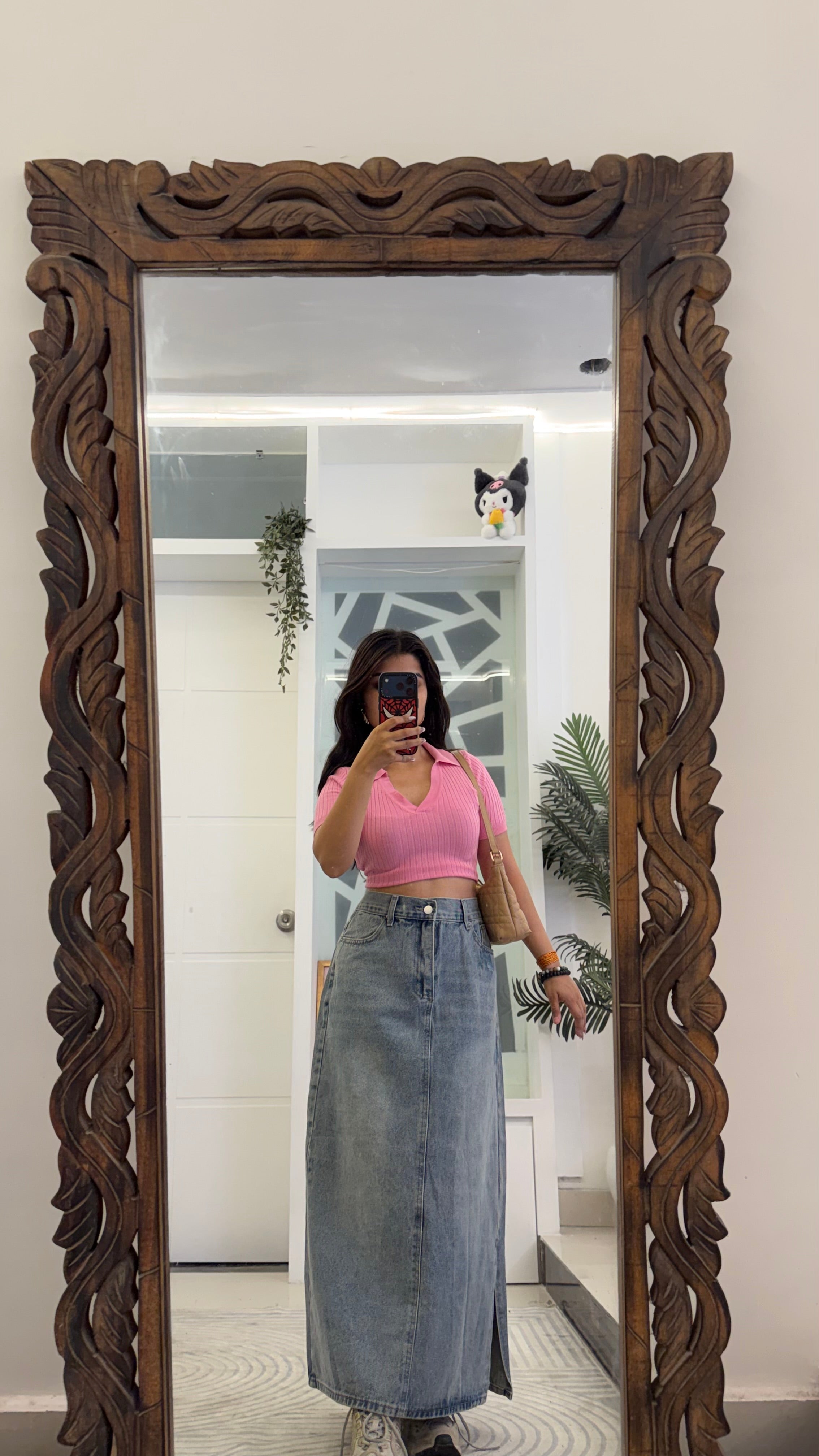 26 Pinterest Denim Skirt 33 waist/l:36