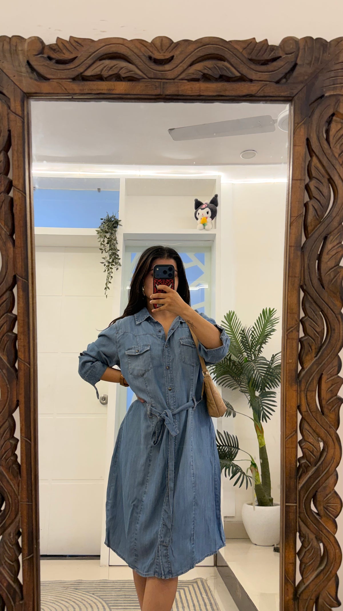 54 summer dress upto bust 38 with belt