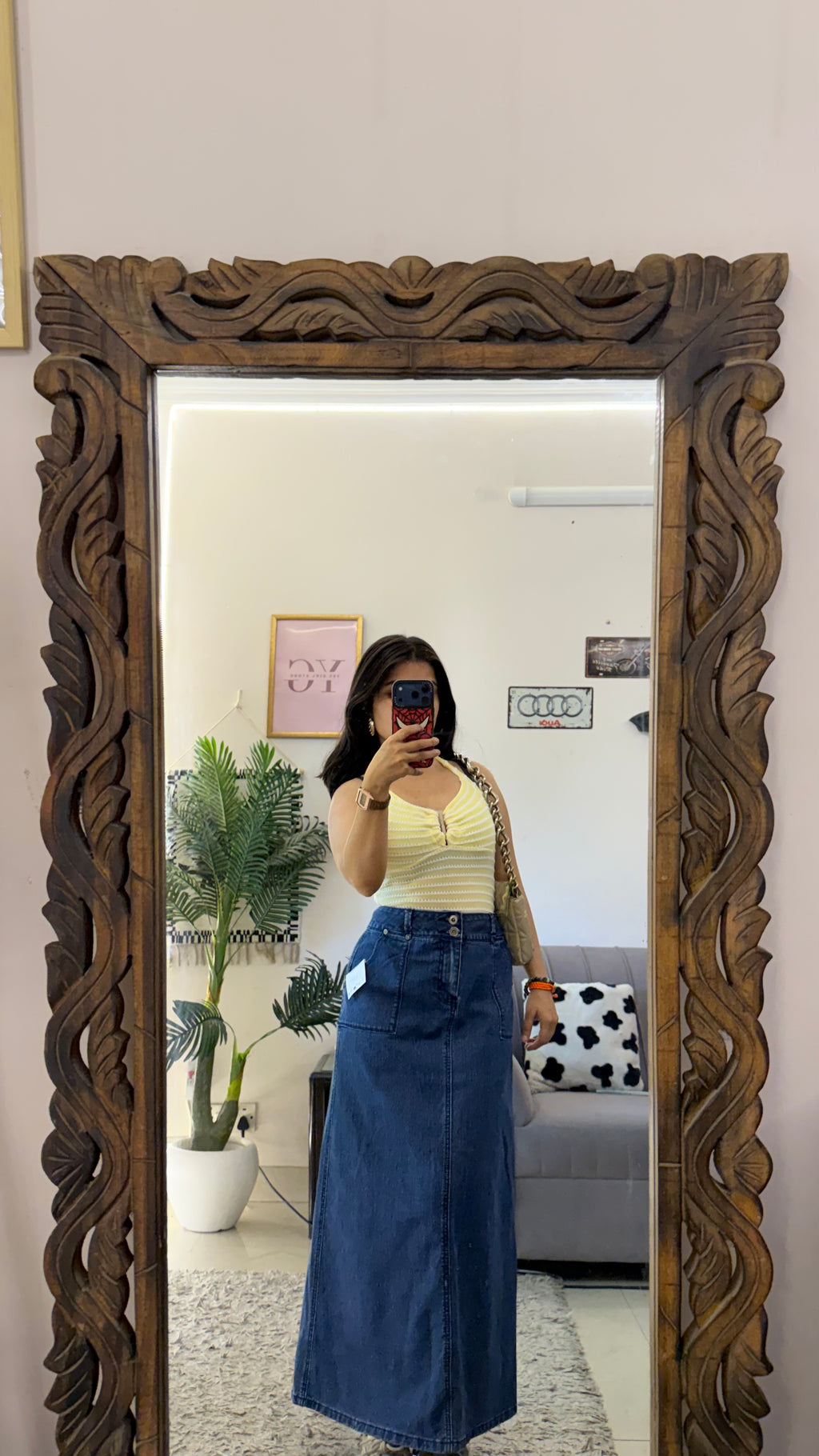 8 Pinterest Denim Skirt W33/33L