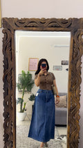 84 Pinterest denim skirt W32/31L