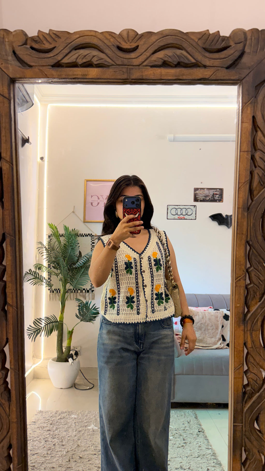 124 Vintage Top 28-32 bust