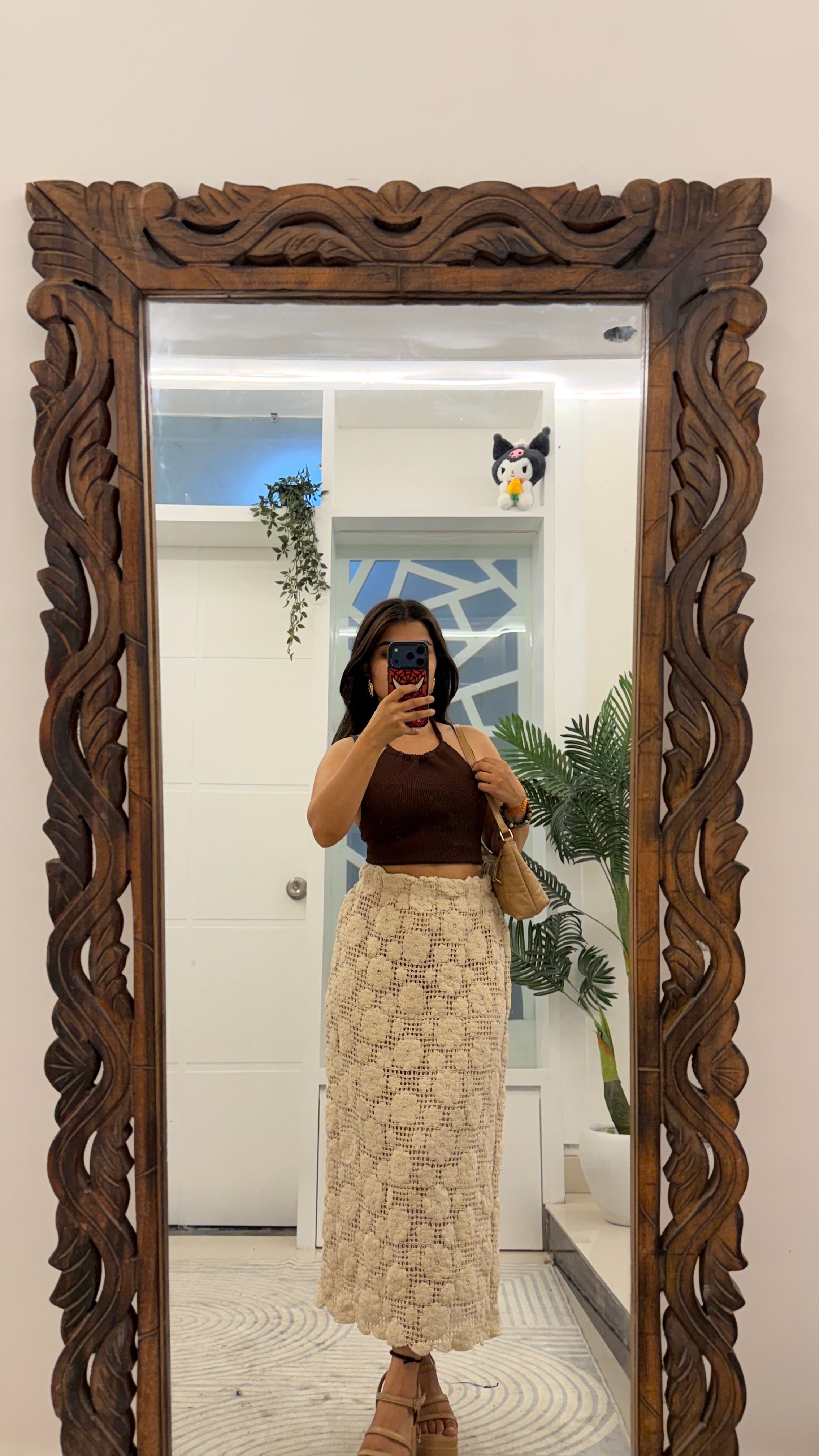 51 Summer crochet skirt 28-32 waist/l: 31