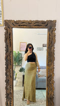 73 crochet skirt 28-32w/42L
