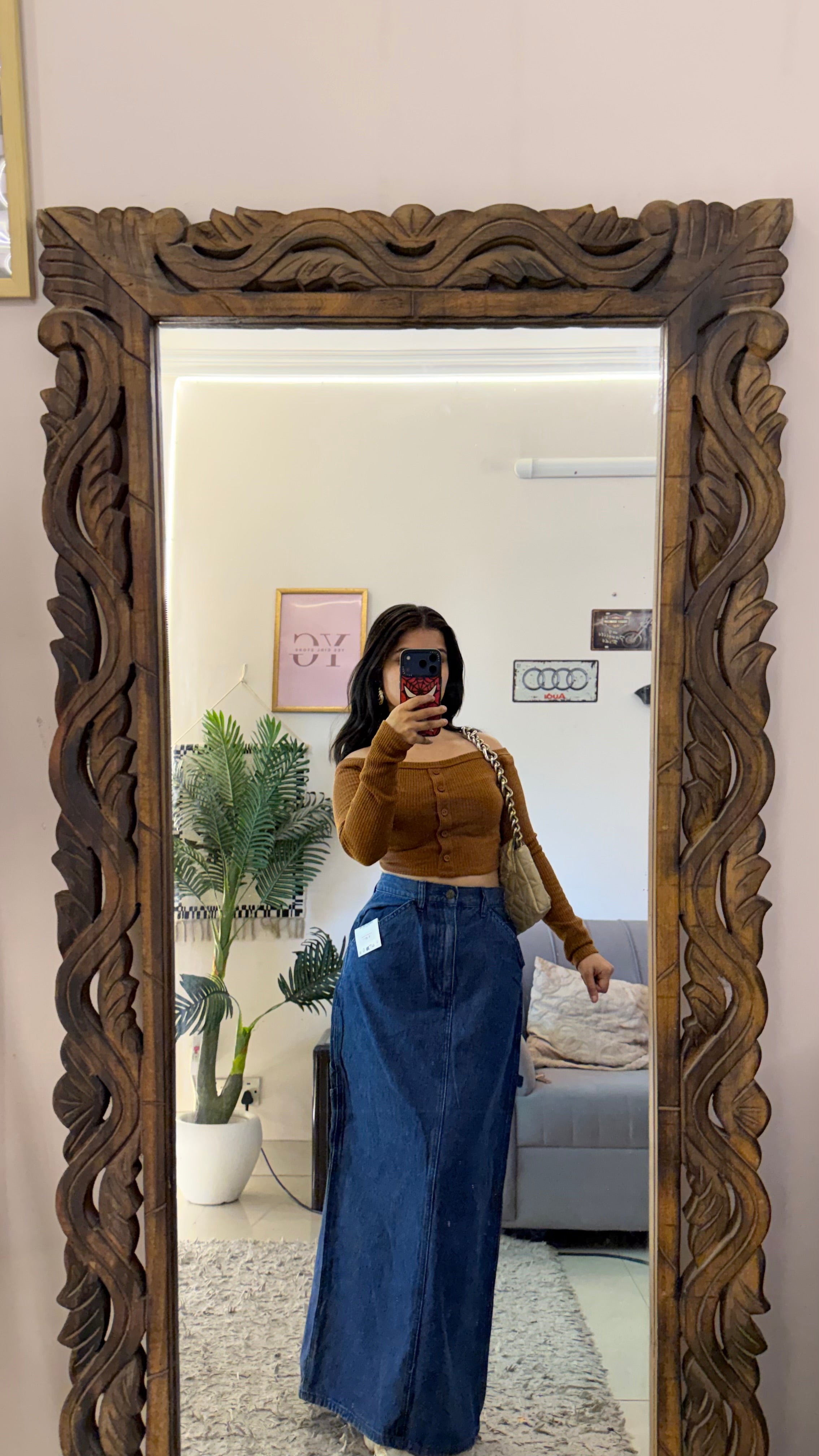 39 Pinterest denim skirt w30/36L
