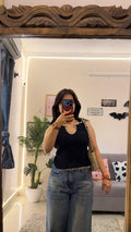 184 vintage top 30-36 bust