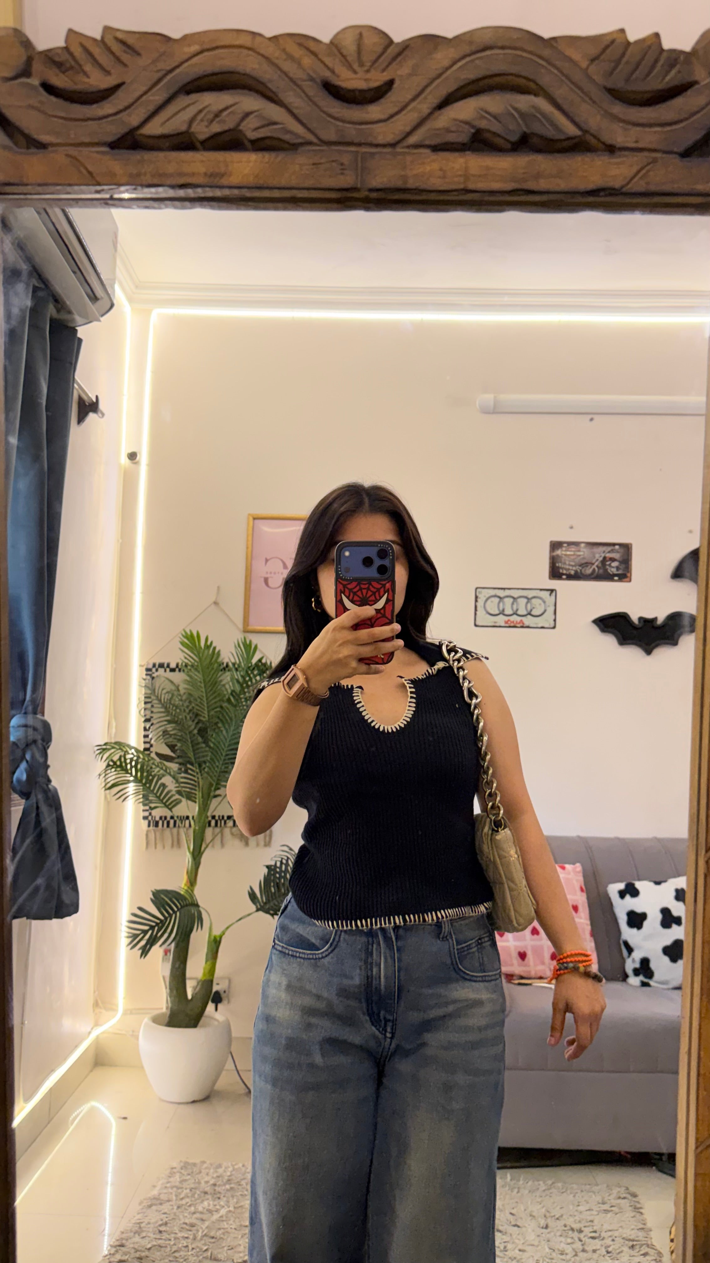 184 vintage top 30-36 bust