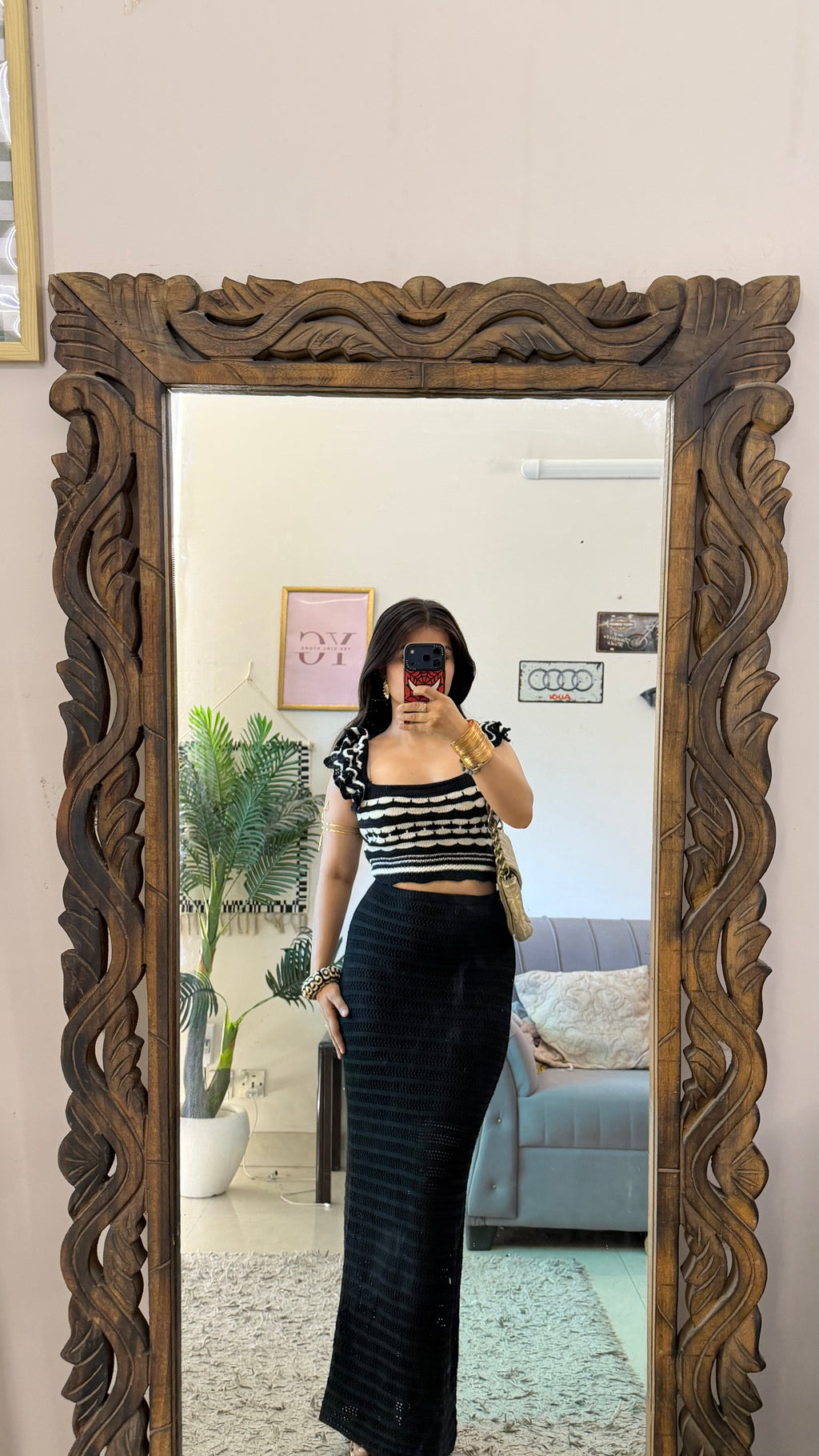 52) crochet skirt