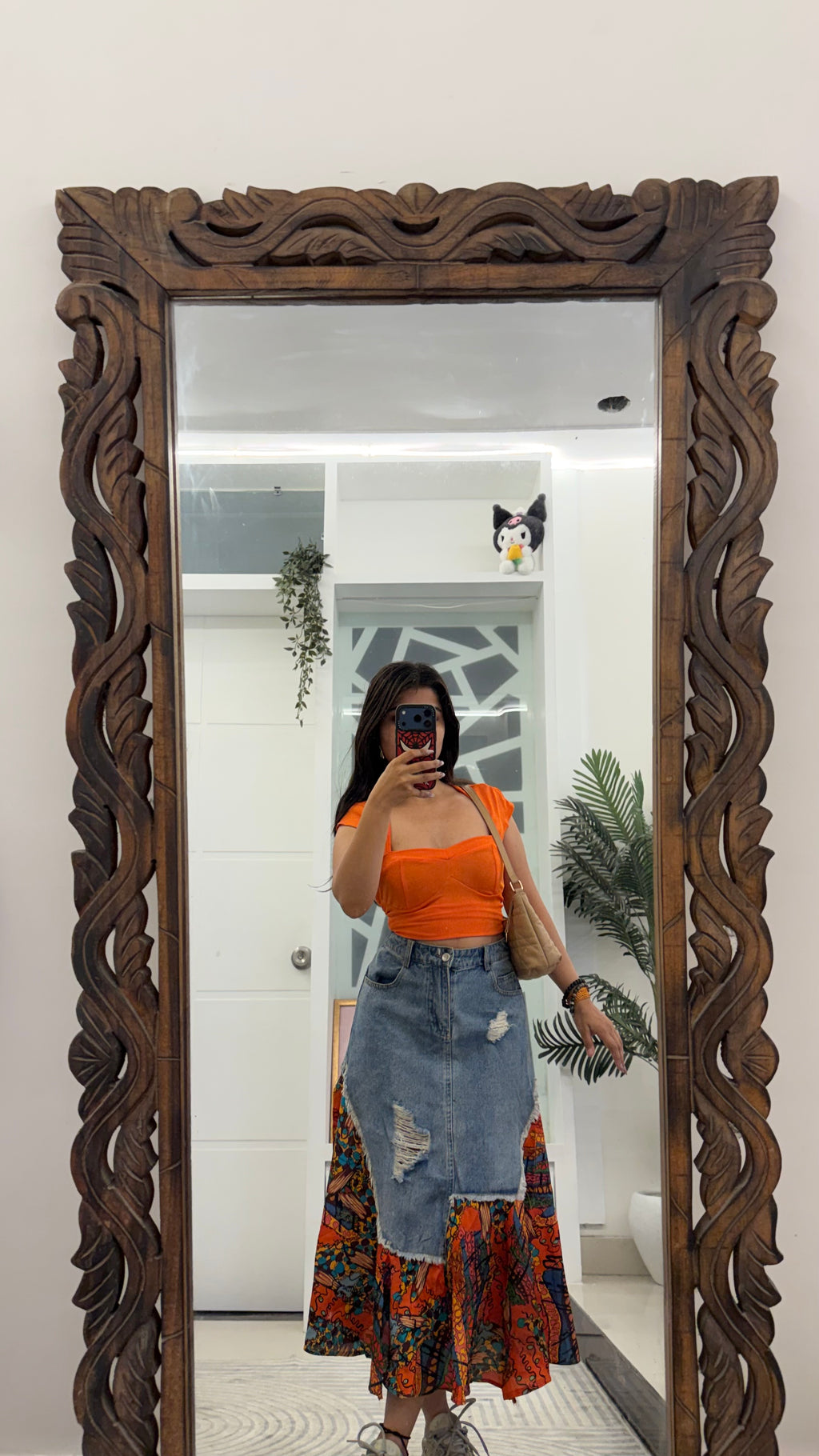66 Denim Skirt 29 waist/l:29