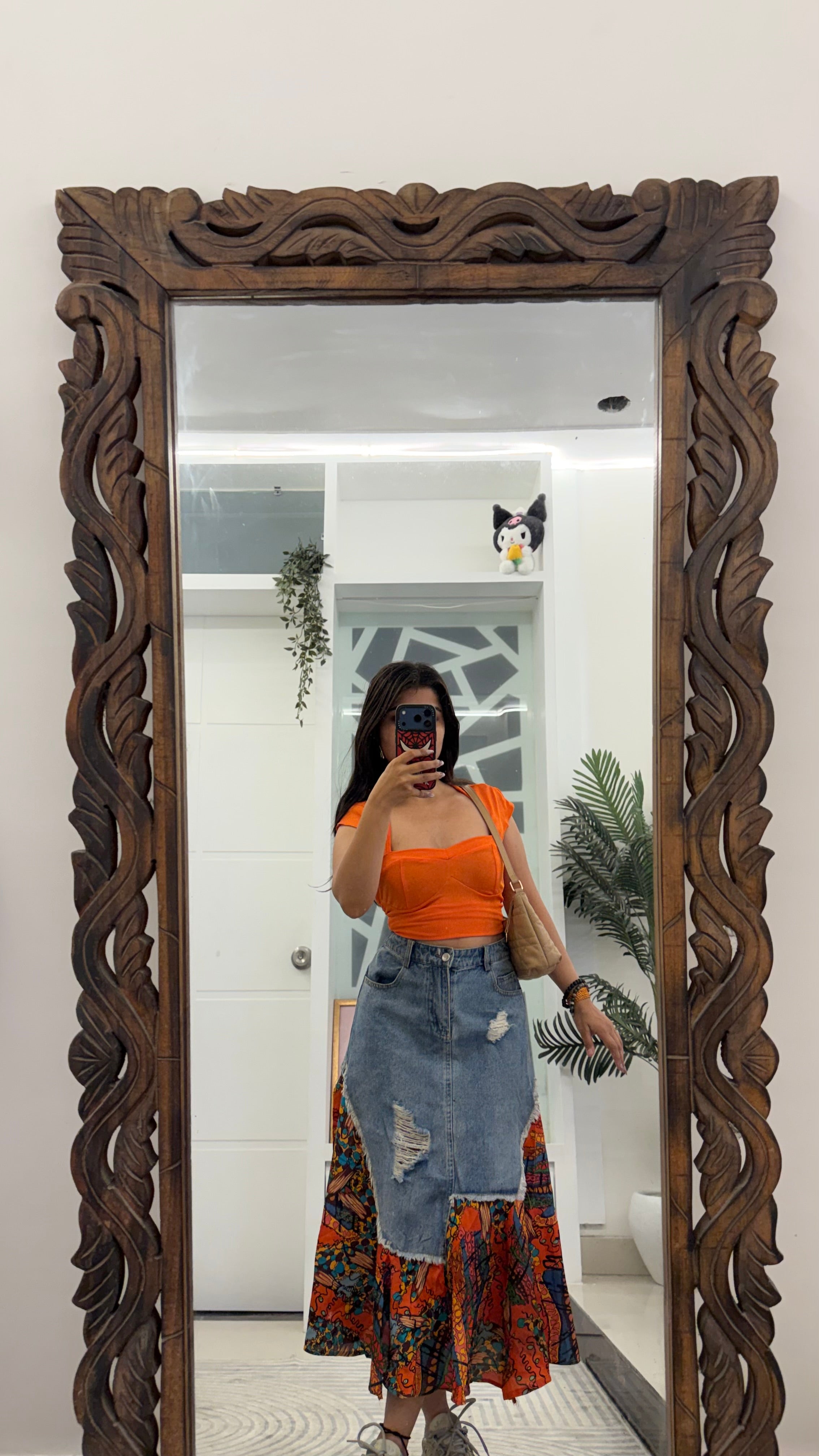 66 Denim Skirt 29 waist/l:29