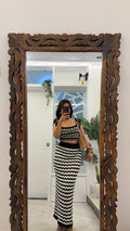 64 Summer Crochet Skirt 24-28 waist /l: 39