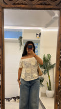 141 rose detail top 30-34 bust