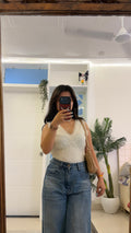5 lace work top 34-36 bust