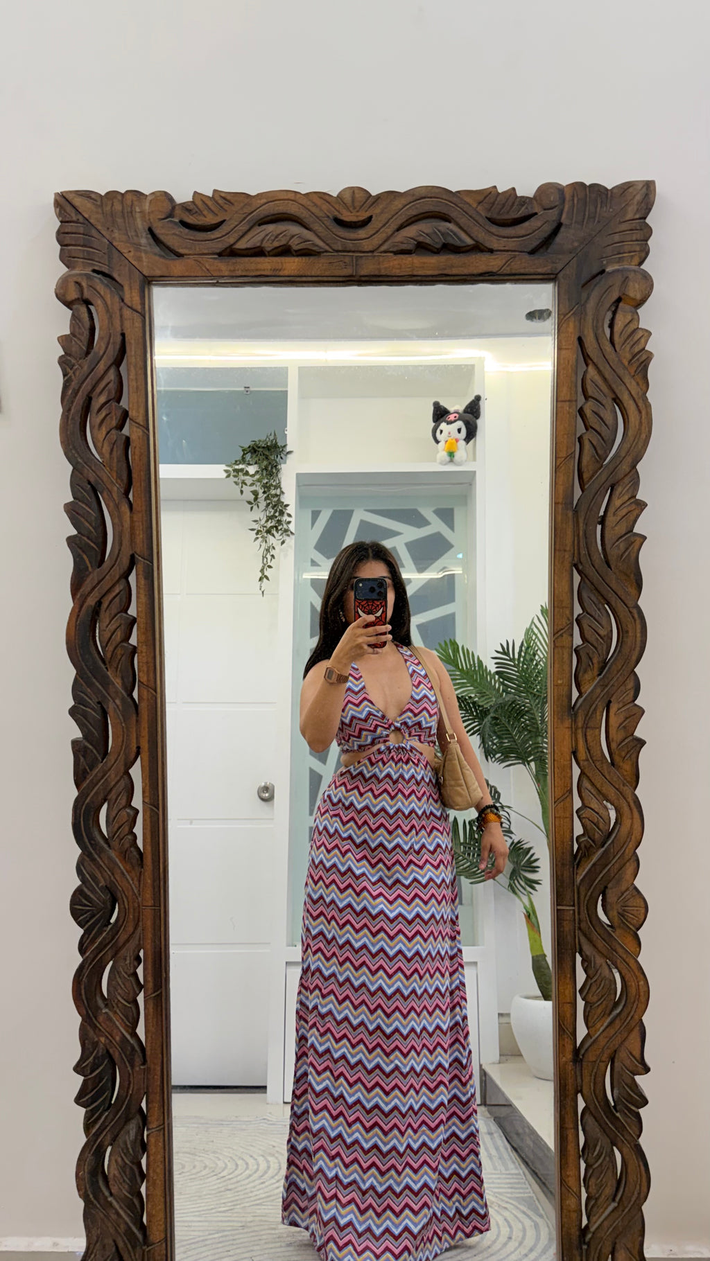 135) cute dress 32-34 bust/l:49