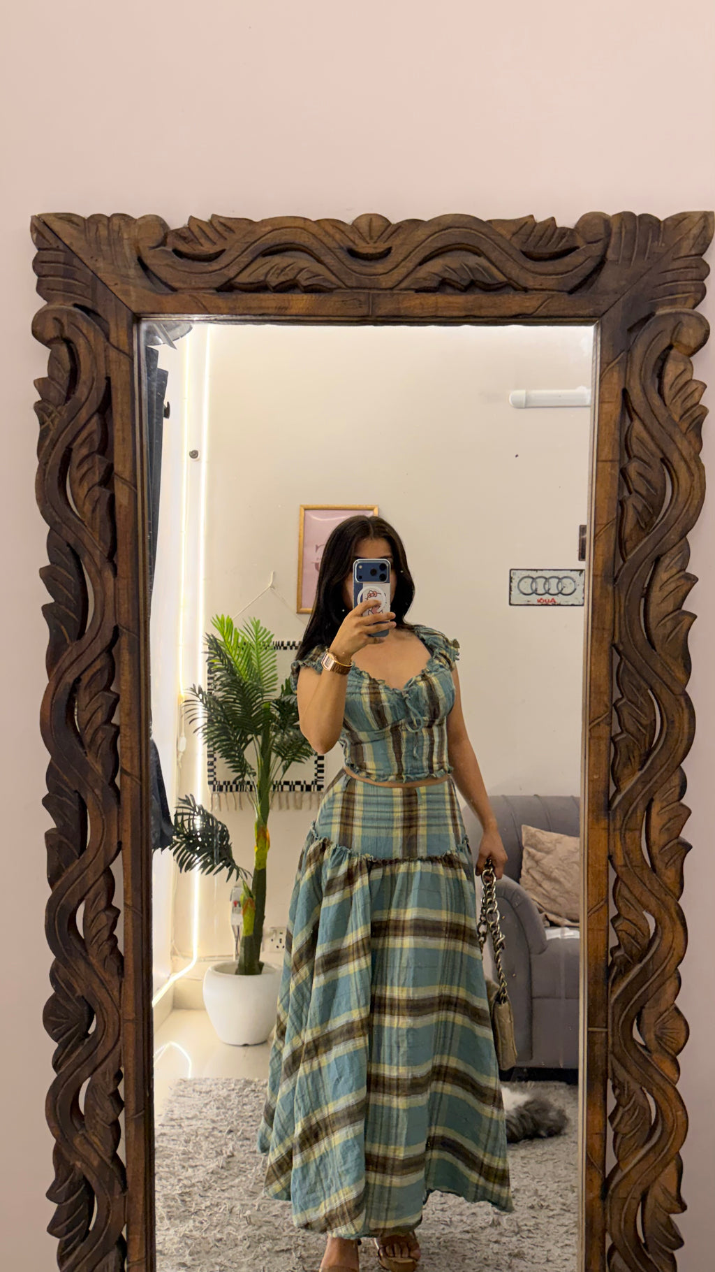 44 summer dress cordset 28-32 bust top / 28 waist skirt
