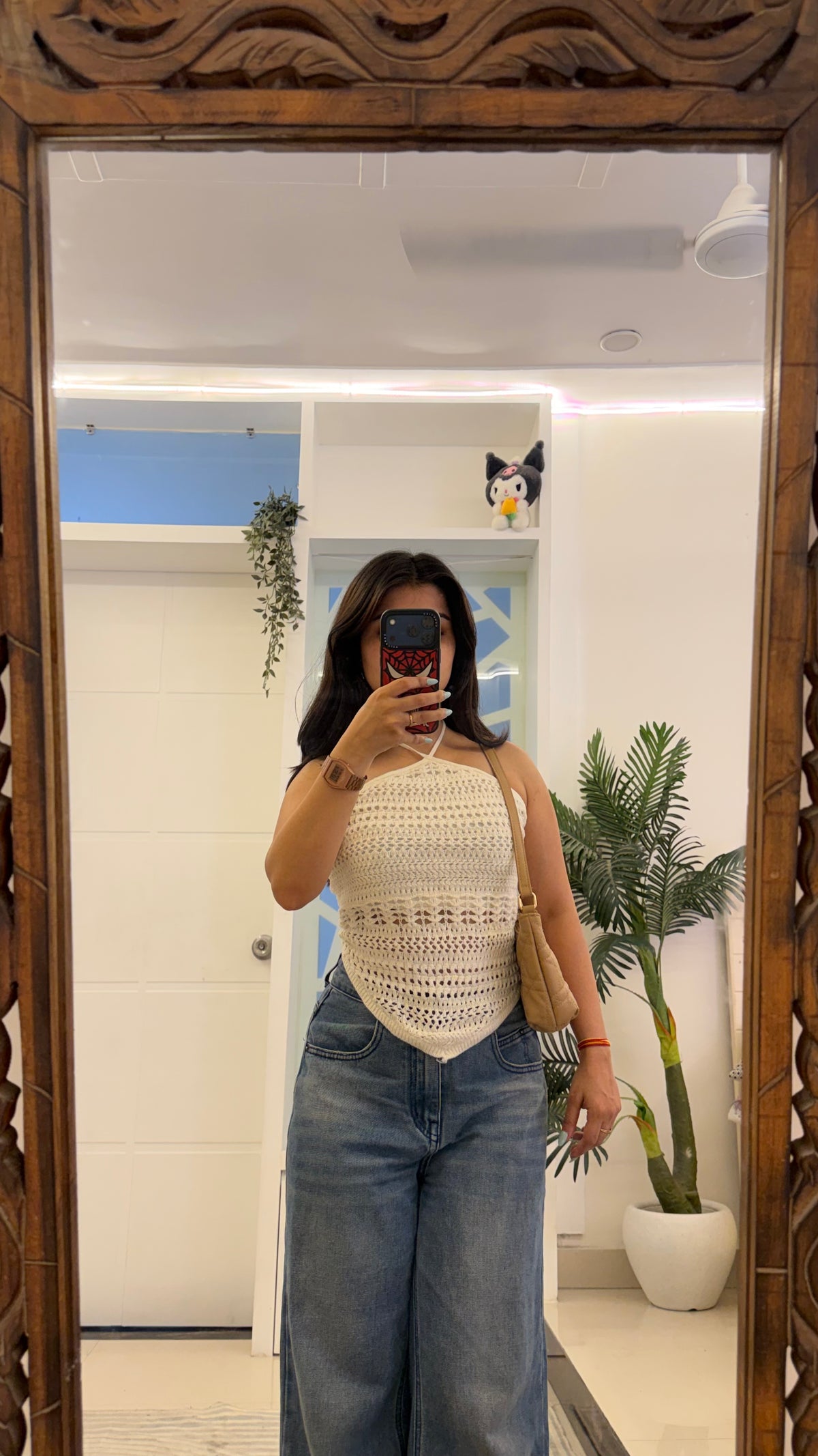 19 crochet top with lining 32-35 bust