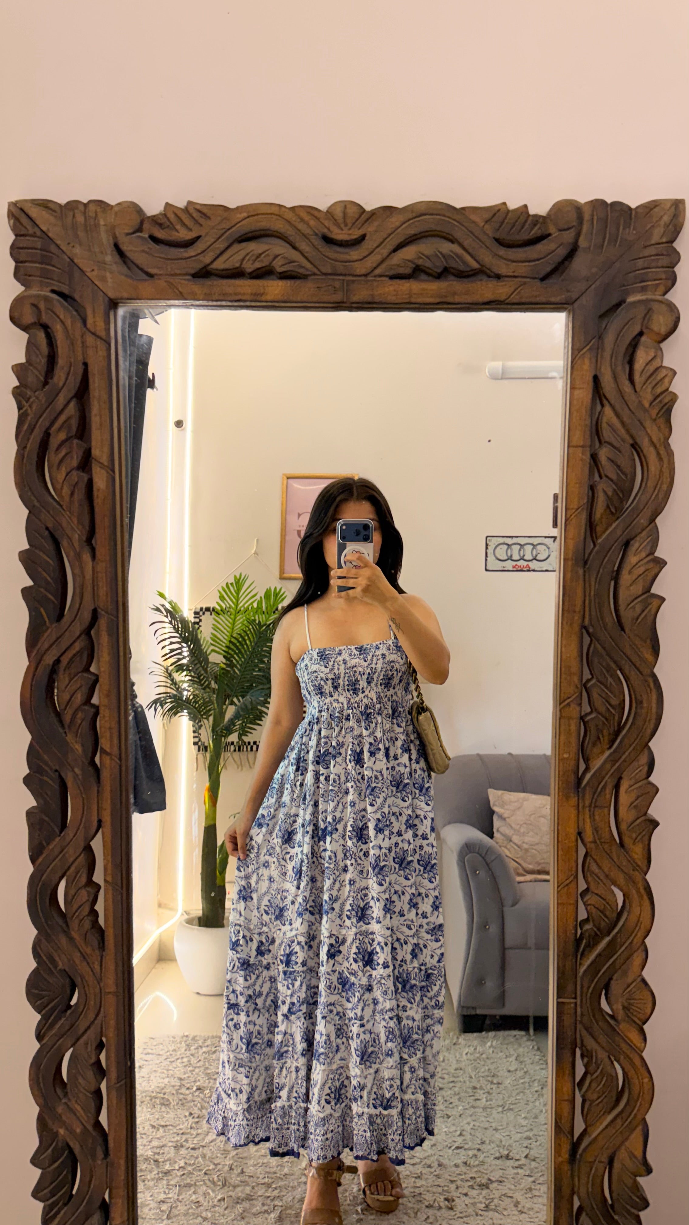 16 summer dress 28-32 bust/l:43