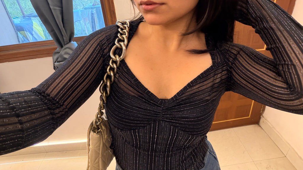 131 summer top 32 bust mesh top