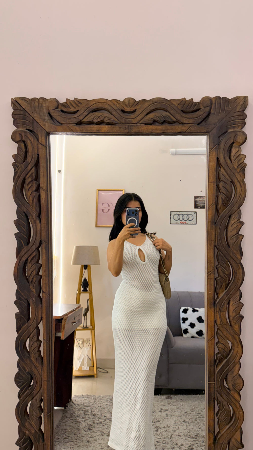 2 Bodycon Dress crochet dress (no lining ) 32-34 bust /l:51